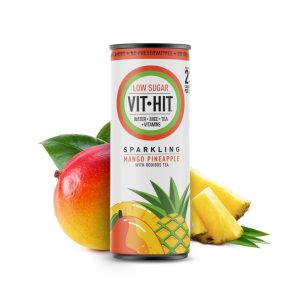 VIT HIT SPARKLING MANGO & PINEAPPLE CAN 330 ML